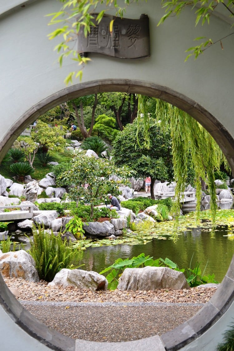 jardin japonais zen classique respirant nature ambiance tranquille sensation sérénité