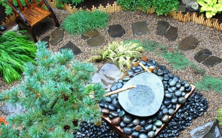 jardin japonais zen conseils aménagement plantes placement meubles quel point focal choisir