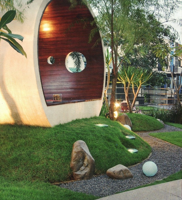 jardin japonais zen extérieur moderne conseils aménagement design asymétrique