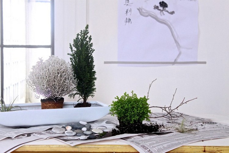 jardin japonais zen idée DIY originale style intérieur nippon