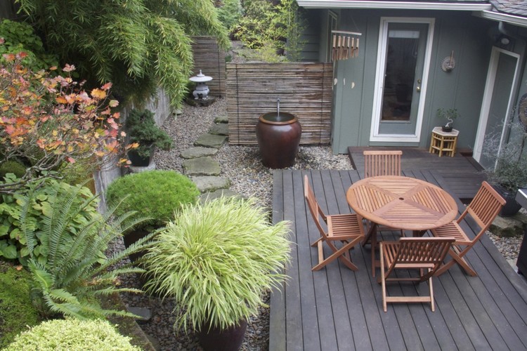 jardin japonais zen idée aménagement petit espace extérieur style nippon conseils végétation meubles extérieurs
