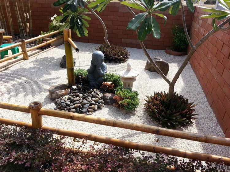 jardin japonais zen intérieur design adapté petite surface style nippon