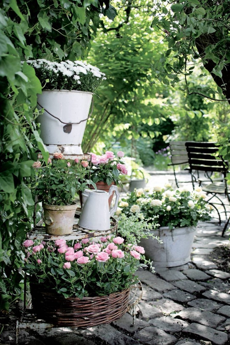 jardin romantique compositions florales
