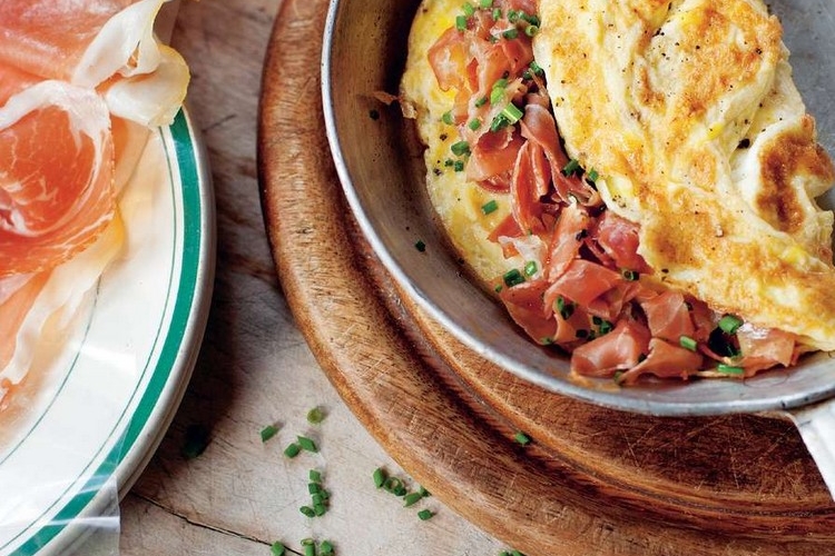 recette Omelette aux moules et aux cèpes pour 4 personnes 