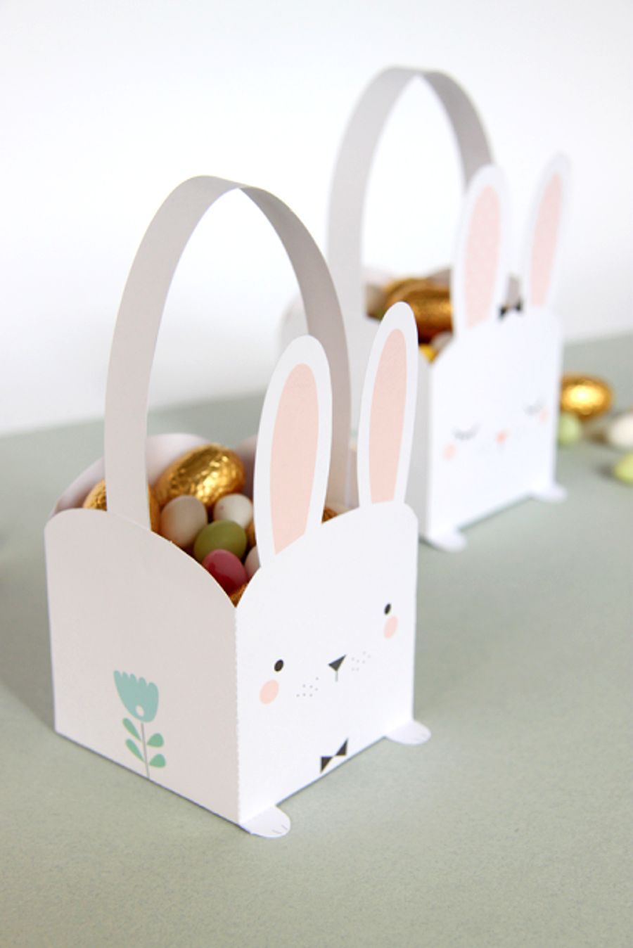 panier de Pâques minimaliste