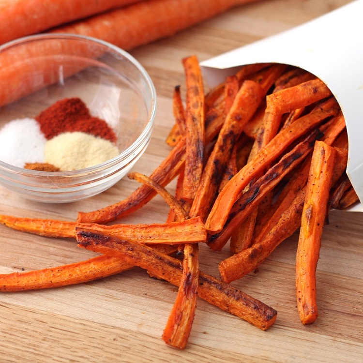 recette avec carottes frittes végétariennes appétissantes faciles préparer idée estivale