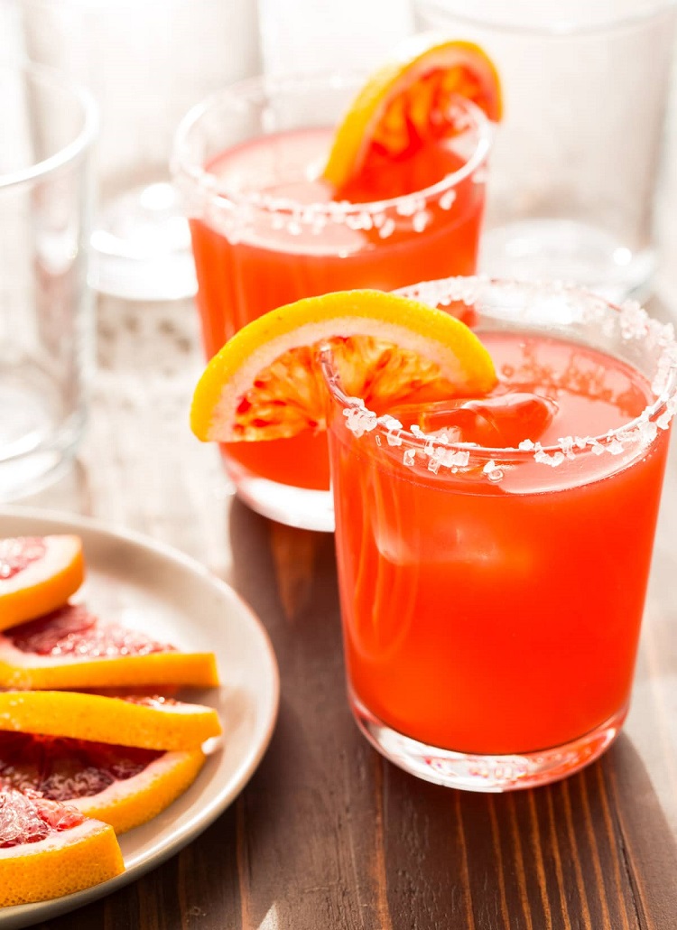 recettes de cocktails pour apéro pascal margarita oranges rouges