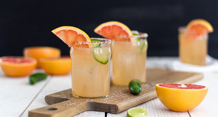 recettes de cocktails printaniers apéritifs Pâques 2018 boisson alcoolisée tequila pamplemousse