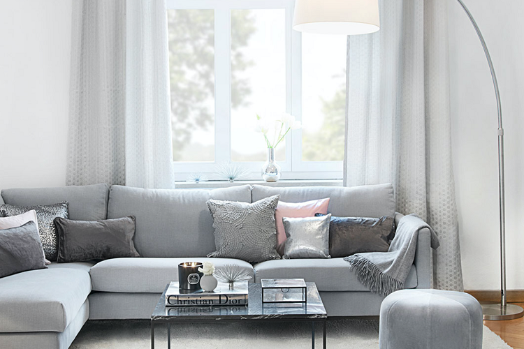 salon blanc et gris idées piocher tendances décoration intérieure 2018