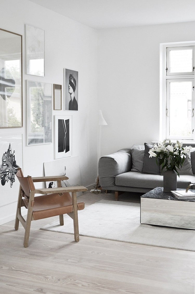 salon blanc et gris style scandinave omniprésent astuces décoration tendance style élégance design intérieur