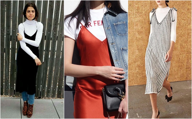 slip dress inspirations stylistiques femme moderne 2018