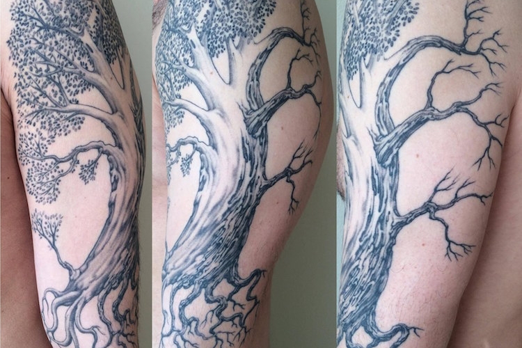 Tatouage arbre de vie - modèles populaires et signification arbre de vie