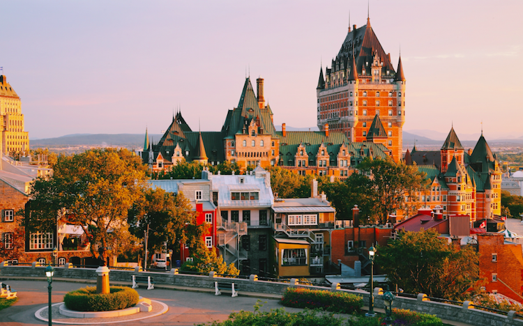 voyage au Canada - Quebec ville et Château Frontenac