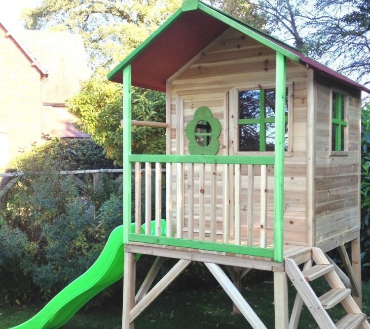 cabane en bois sur pilotis idées pour enfants