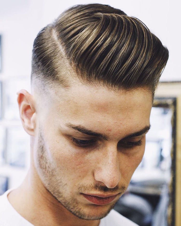 coiffure homme old school scumbag boogie comb over cheveux gomines arriere
