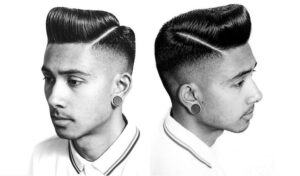 coiffure homme old school scumbag boogie flat top degrade progressif