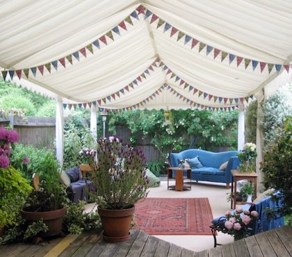 comment décorer son salon de jardin pour une fête de plein air