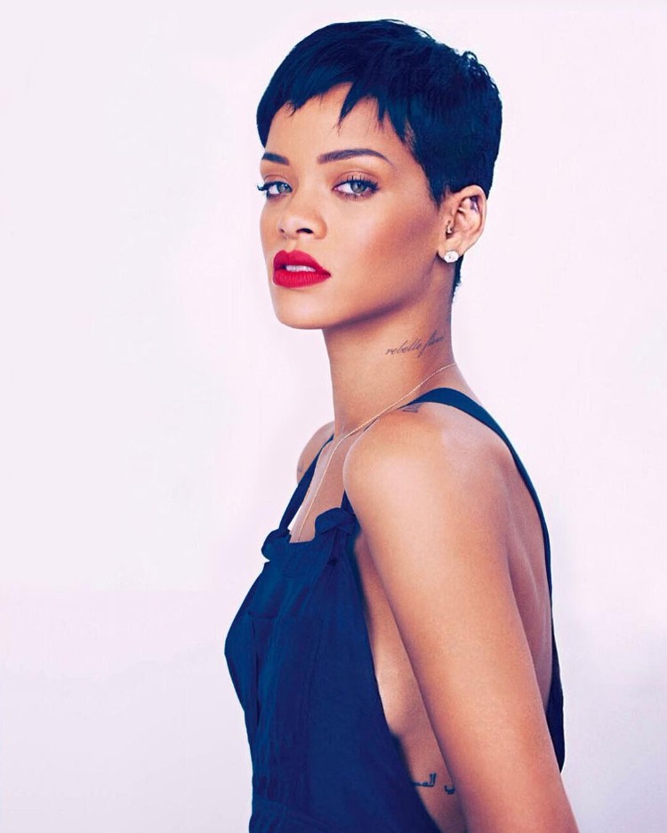 coupe courte femme 2018 pixie cut tendance Rihanna