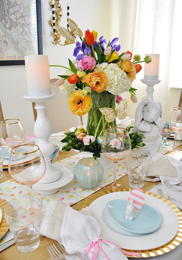 Déco de table printemps: idées de compositions florales splendides