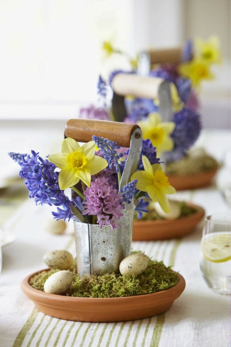 déco de table printemps centre de table floral