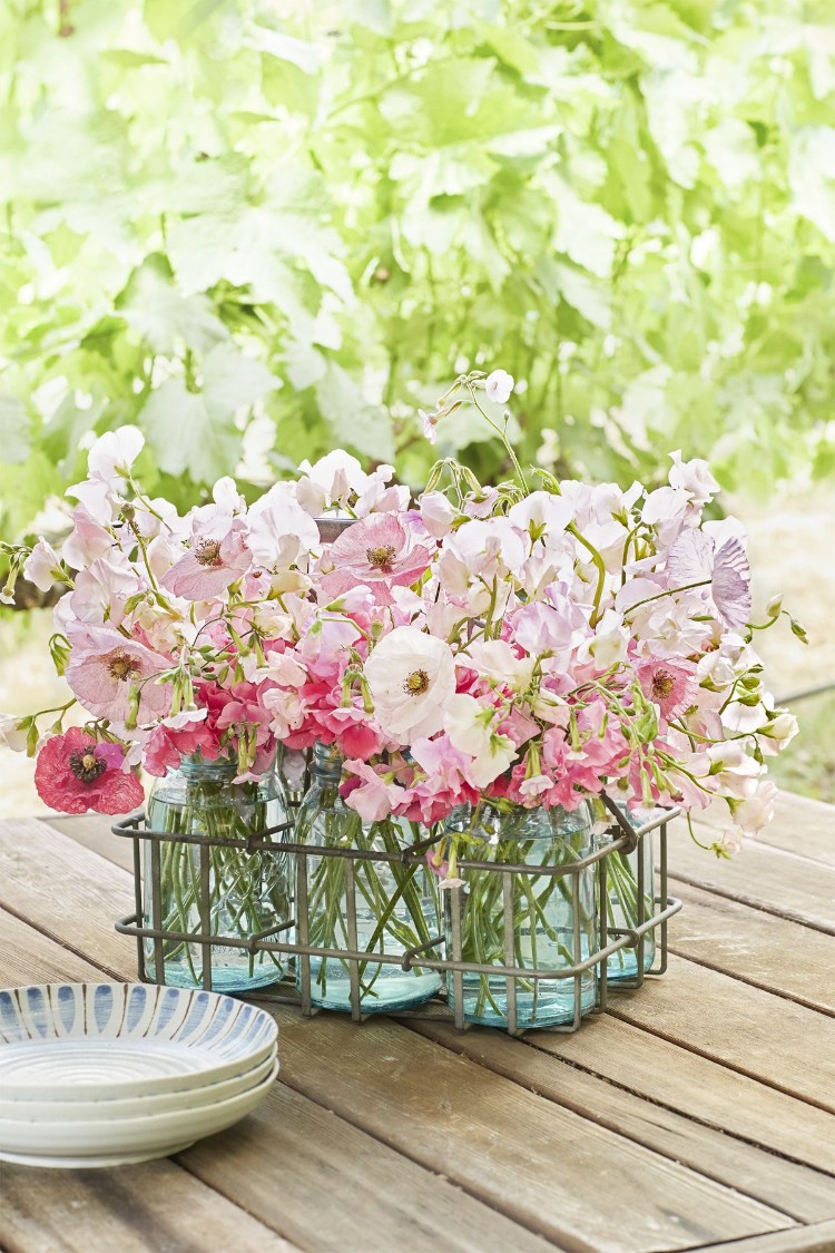 déco de table printemps fleurs fraîches