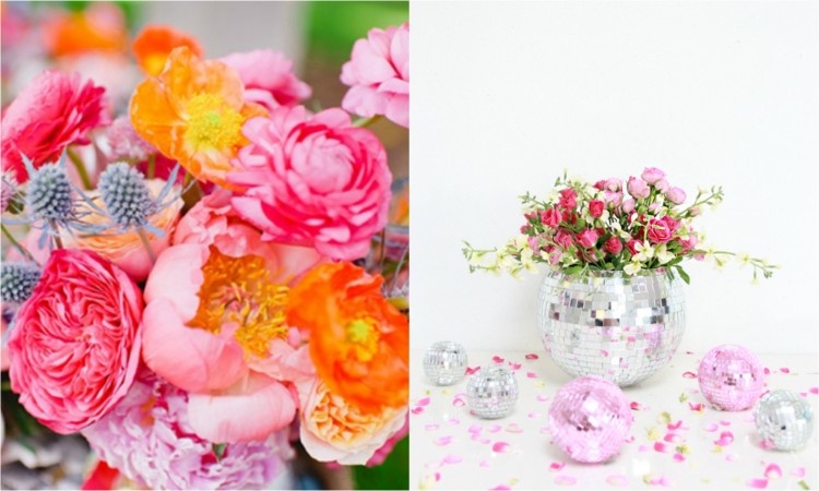 déco de table printemps jolies fleurs mariage