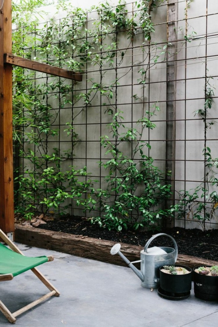 déco style industriel métal bois idées originales aménagement jardin espace outdoor moderne