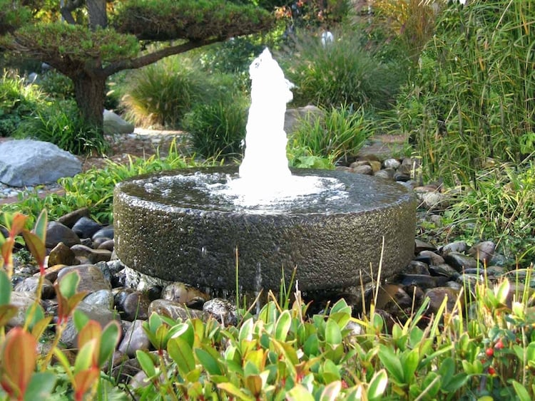 fontaine de jardin ronde originale