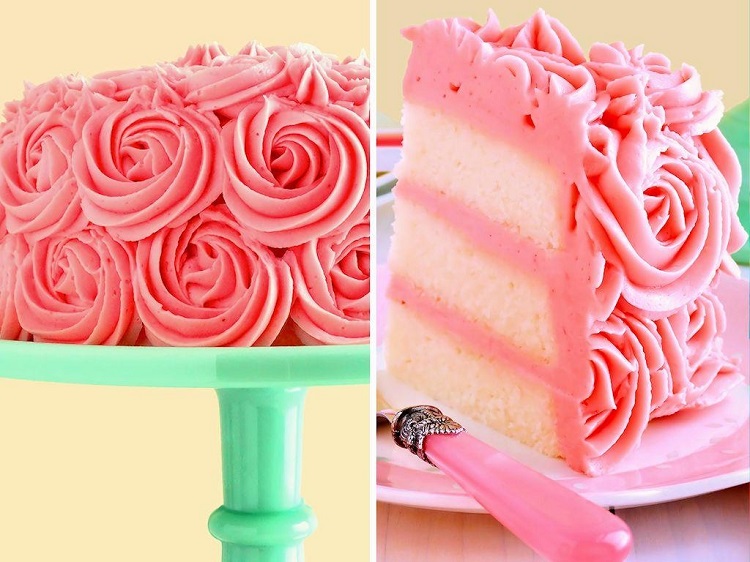 gâteau anniversaire petite fille idée déco cake design enfant 2 ans