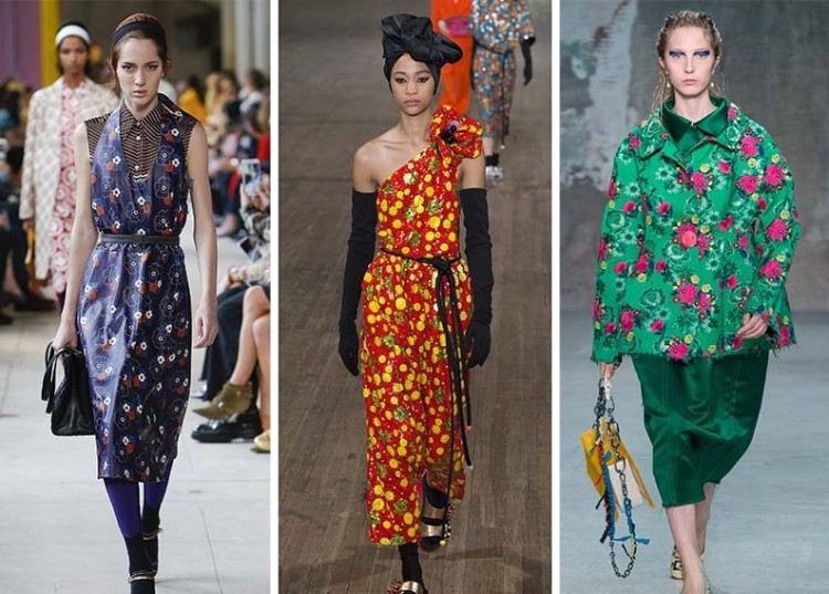 imprimé fleuri tendance 2018