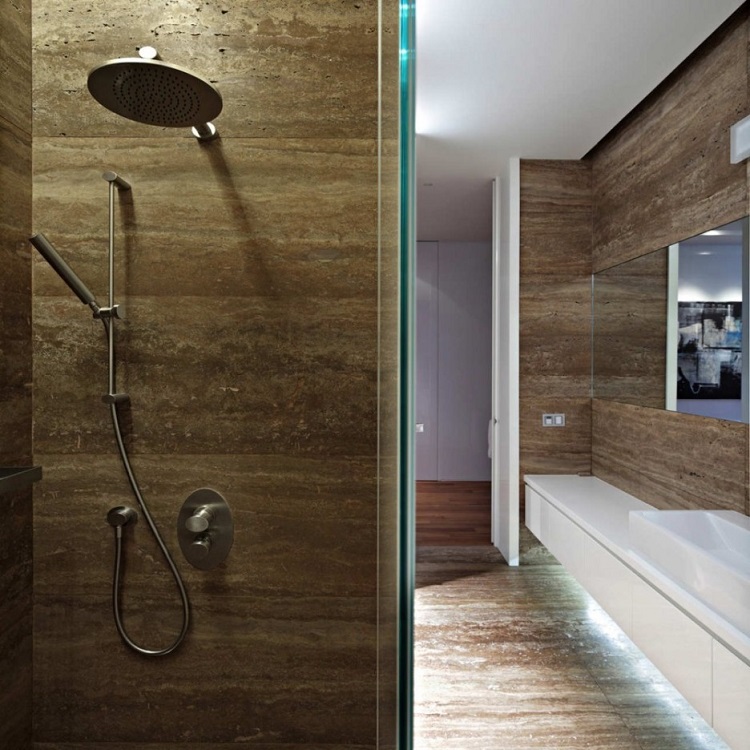 salle de bain en marbre moderne top tendances aménagement intérieur