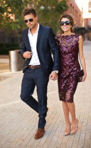 tenue mariage printemps homme et femme