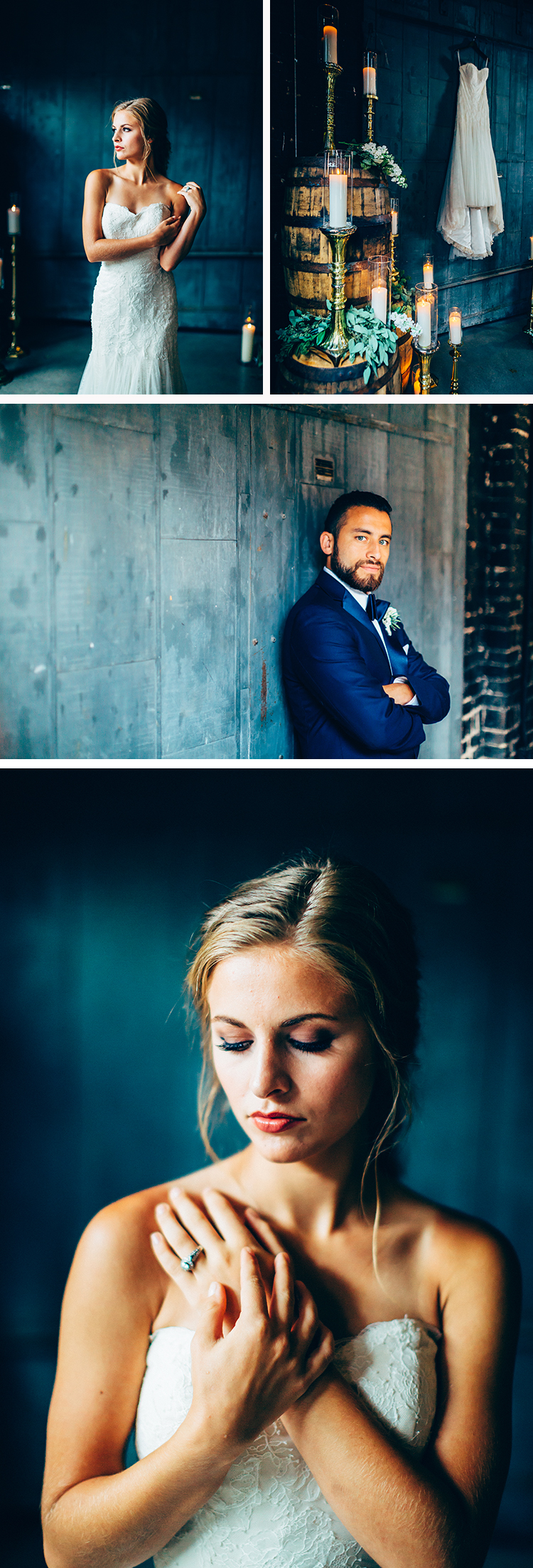 thème mariage 2018- cérémonie de style royal en bleu profond