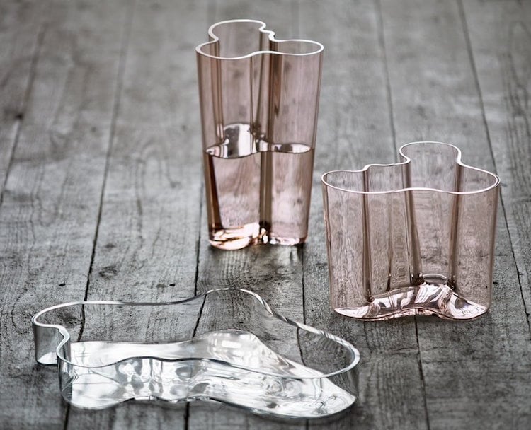 vases en formes floues de design industriel via Lvar Aalto