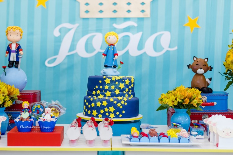 Le Petit Prince déco anniversaire 1 an gâteau