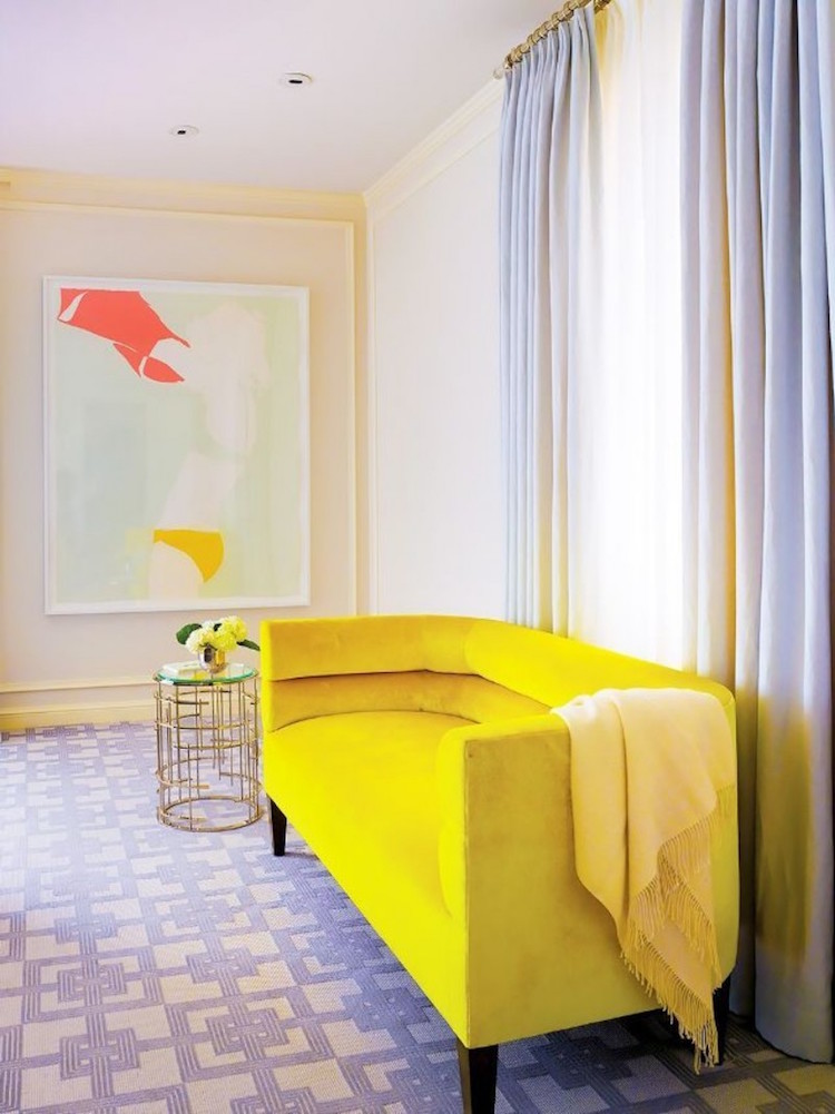 canpé jaune canari comme inspiration déco printemps 2018