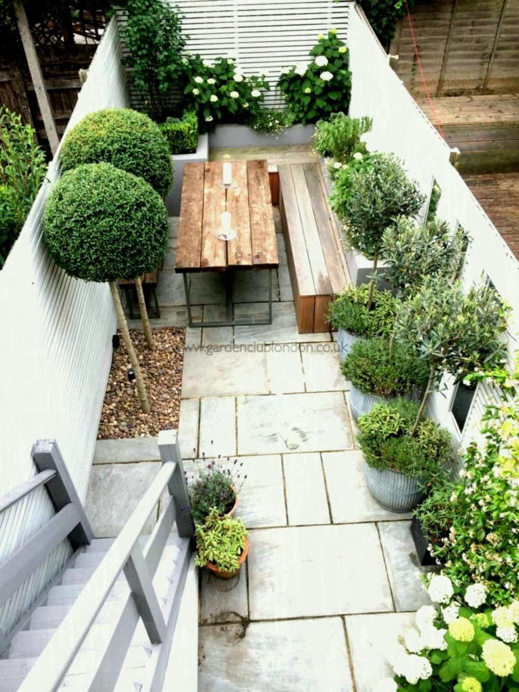 décoration jardinière extérieure idées pour jardin terrasse balcon