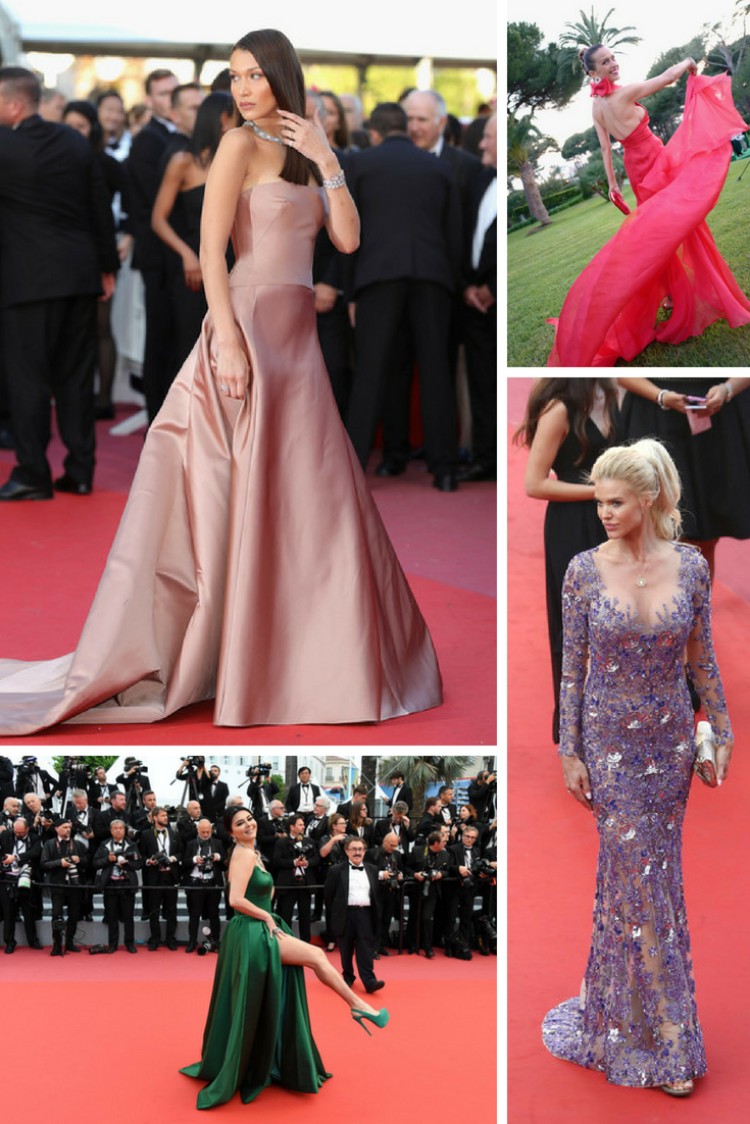 festival de Cannes 2018 Bella hadid top tenues classe haut couture femme