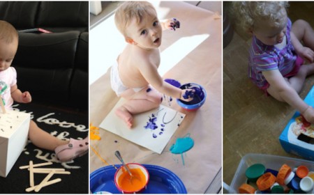 idées d' activité bébé 1 an amusante artistique et didactique à la fois