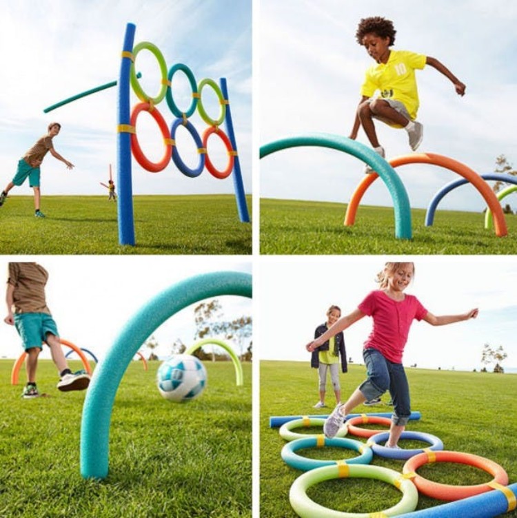 jeux extérieur enfant top activités amusantes DIY parents enfants grandes vacances 2018