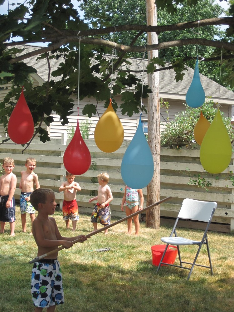 jeux extérieur enfant top idées impresionnantes anniversaire enfants jardin saison estivale