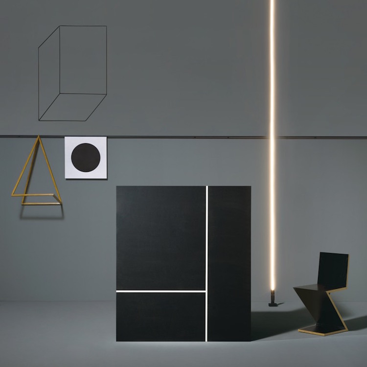 kitchenette pour studio équipée EO-01 de design totalement minimaliste