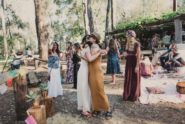 lieu pour un mariage bohème chic d'esprit gitane- clairière dans la foret