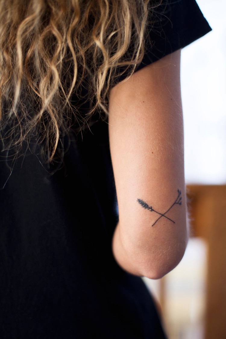 petit tatouage discret femme avant bras modèle original significatif