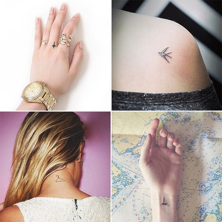 petit tatouage discret femme top 60 modèles repérés Pinterest
