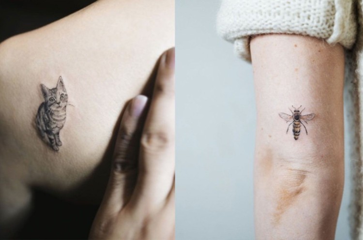 petit tatouage discret femme top idées micro tatouage tendances encre femmes