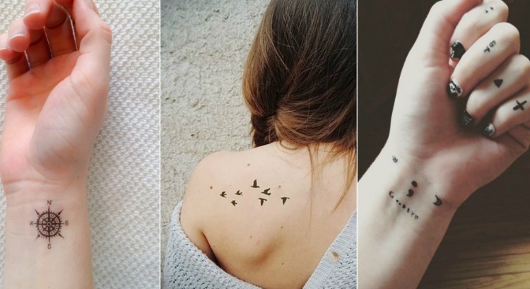 petit tatouage discret femme top idées micro tatouages