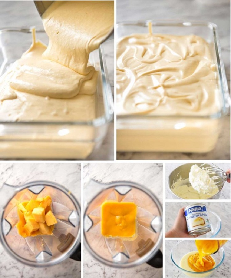 recette glace maison facile préparer mangues avec sorbetière étape par étape