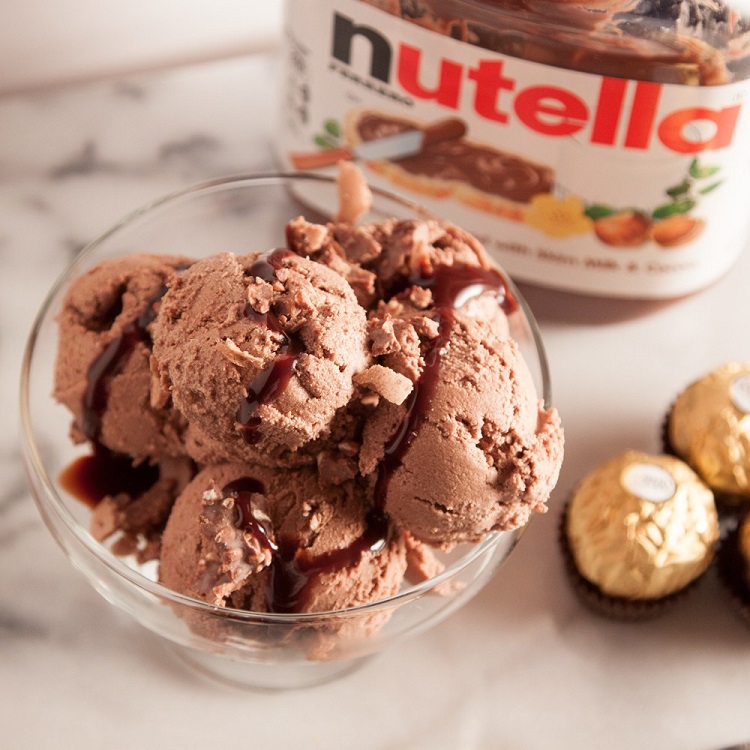 recette glace maison nutella noix chocolat fondant idée dessert glacé génial top idées amateurs glaces