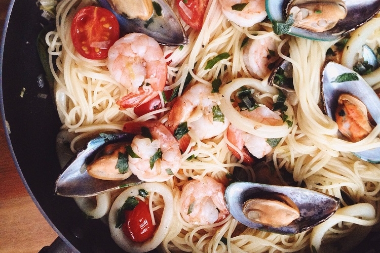 Spaghetti aux fruits de mer - 10 recettes issues de la cuisine italienne